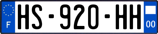 HS-920-HH