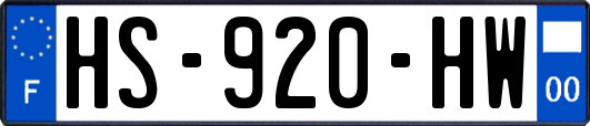 HS-920-HW