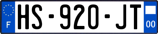 HS-920-JT