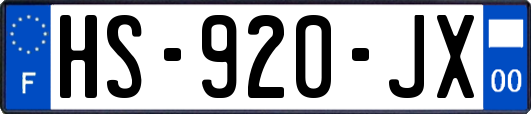 HS-920-JX