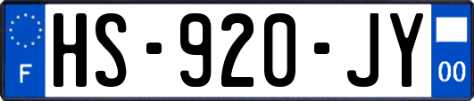 HS-920-JY