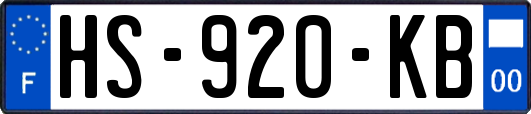 HS-920-KB