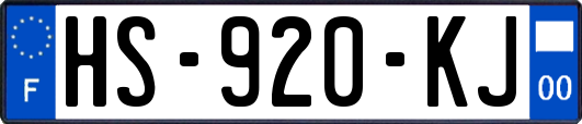 HS-920-KJ