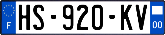 HS-920-KV