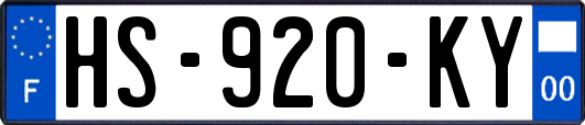 HS-920-KY