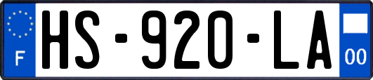 HS-920-LA