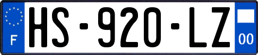 HS-920-LZ