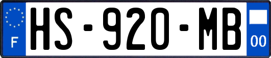 HS-920-MB