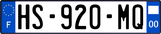 HS-920-MQ