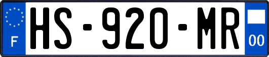 HS-920-MR