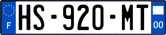 HS-920-MT