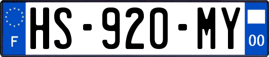 HS-920-MY