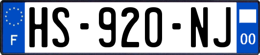 HS-920-NJ