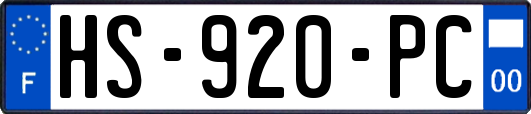 HS-920-PC