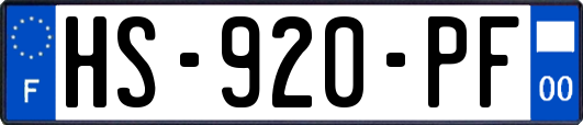HS-920-PF