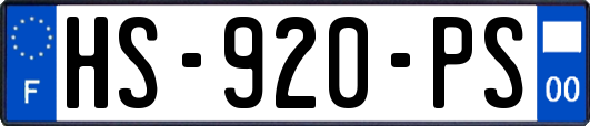 HS-920-PS