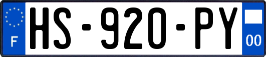 HS-920-PY