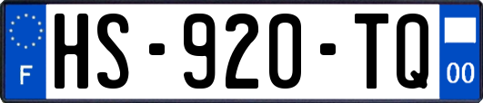 HS-920-TQ