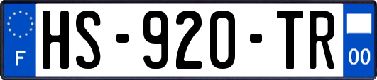 HS-920-TR