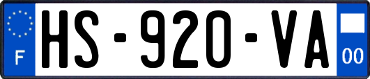 HS-920-VA