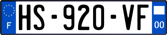 HS-920-VF