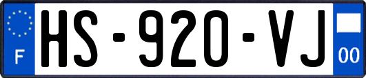 HS-920-VJ