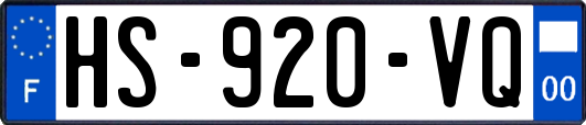HS-920-VQ