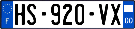 HS-920-VX