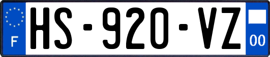 HS-920-VZ