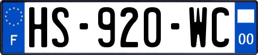 HS-920-WC