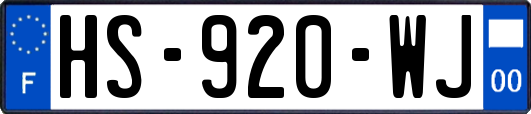 HS-920-WJ