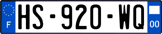 HS-920-WQ