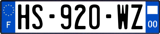 HS-920-WZ