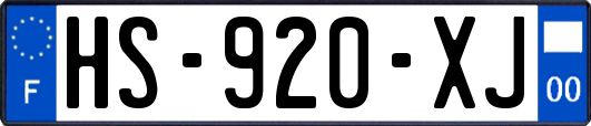 HS-920-XJ