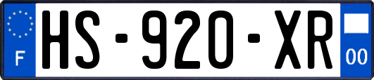 HS-920-XR