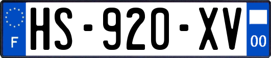 HS-920-XV