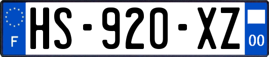 HS-920-XZ