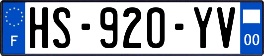 HS-920-YV