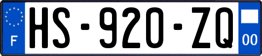 HS-920-ZQ
