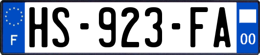 HS-923-FA