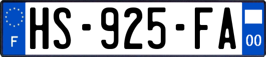 HS-925-FA