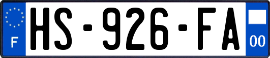 HS-926-FA