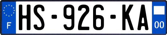 HS-926-KA