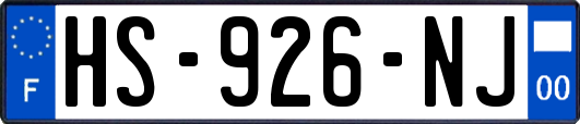 HS-926-NJ