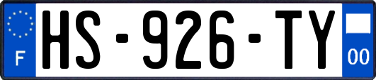 HS-926-TY