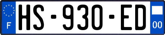 HS-930-ED