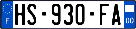 HS-930-FA