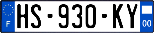 HS-930-KY
