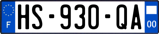 HS-930-QA