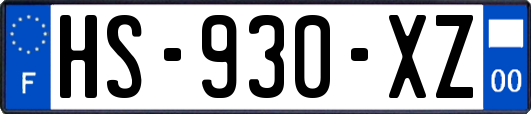HS-930-XZ